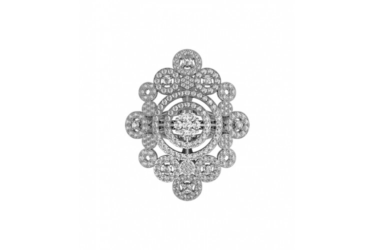 Apsara Designer Diamond Cocktail Ring